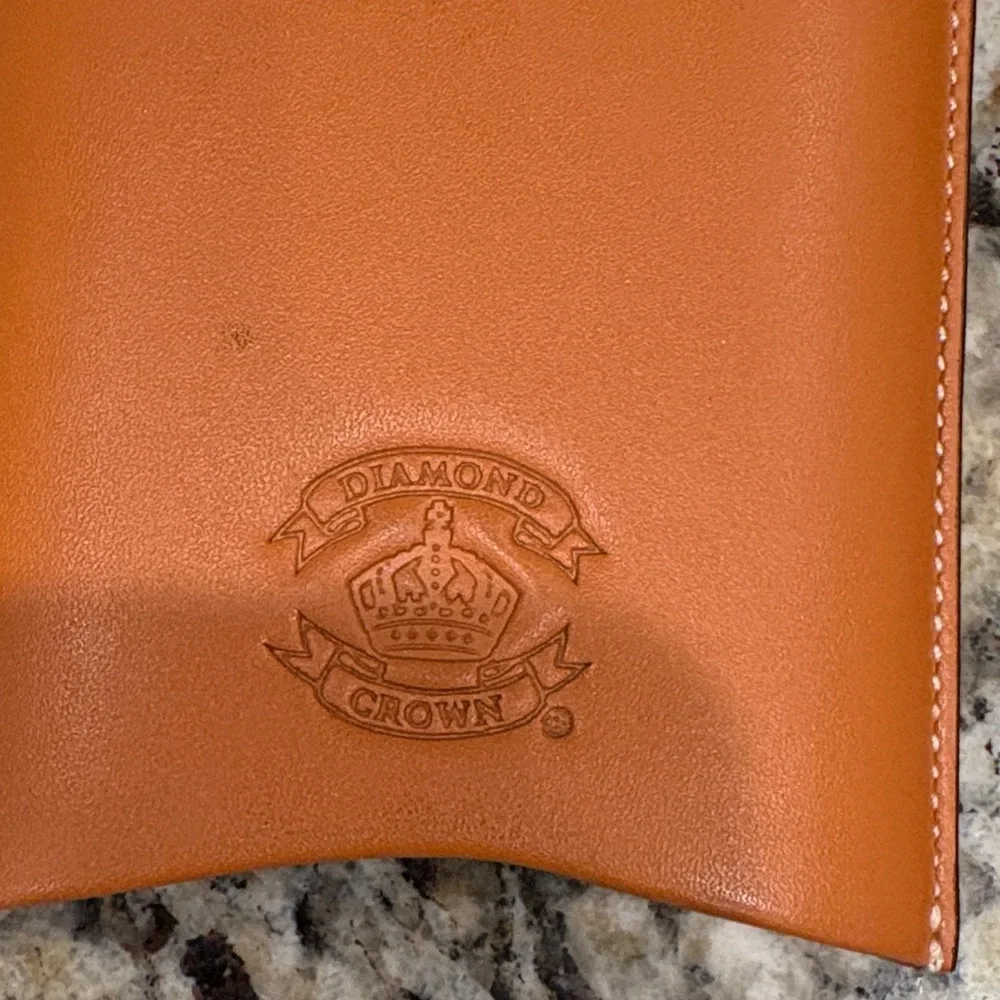 Diamond Supply Co. Orange Leather Sleeve for Cigars